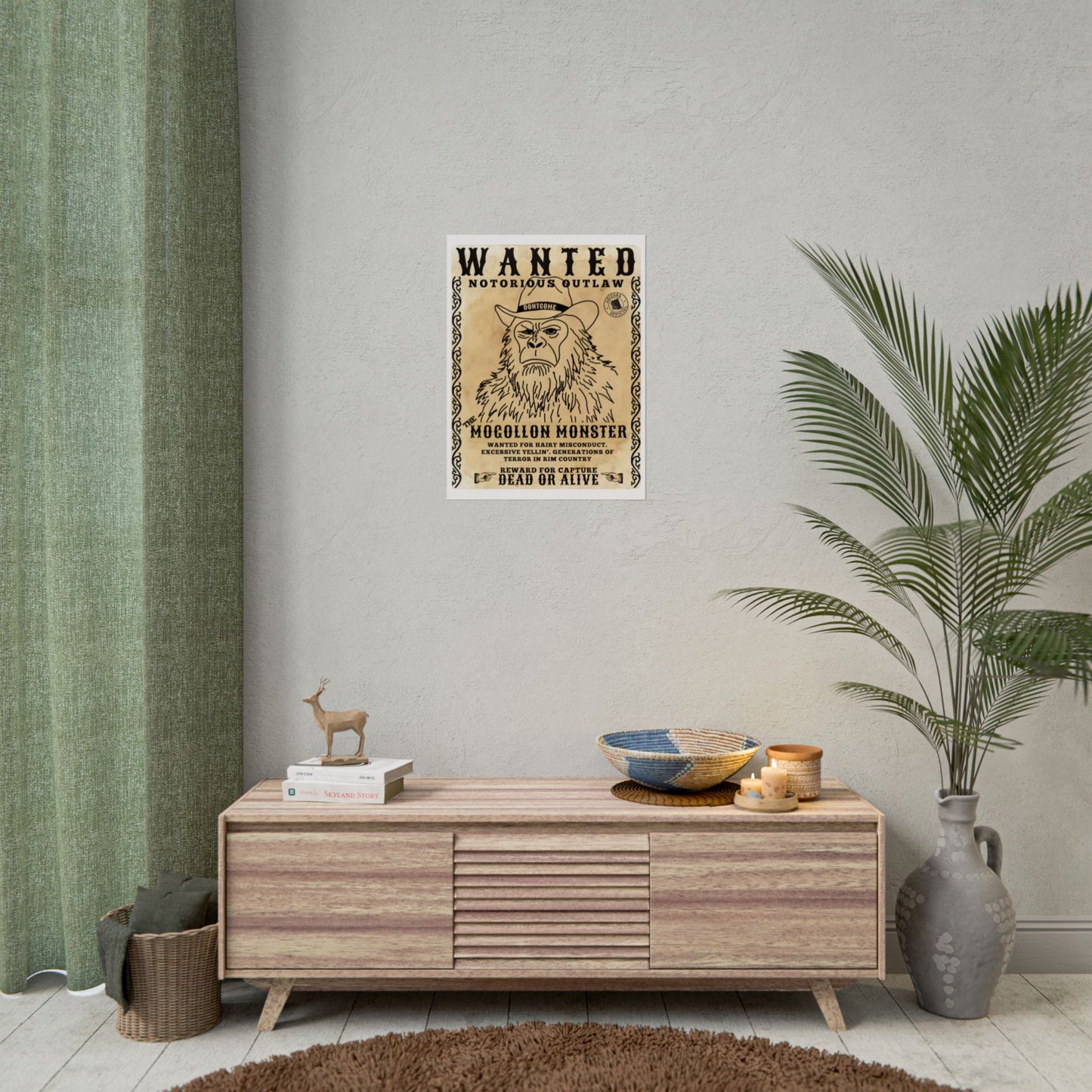 Wanted Mogollon Monster Rolled Poster