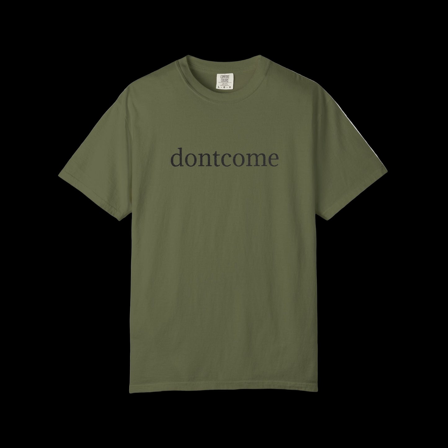 DONTCOME UNDERSTATED EMBROIDERED TEE