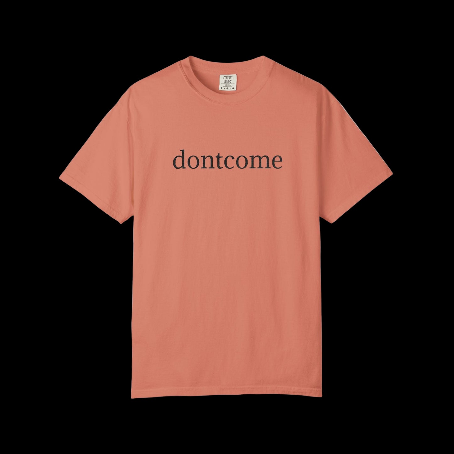 DONTCOME UNDERSTATED EMBROIDERED TEE