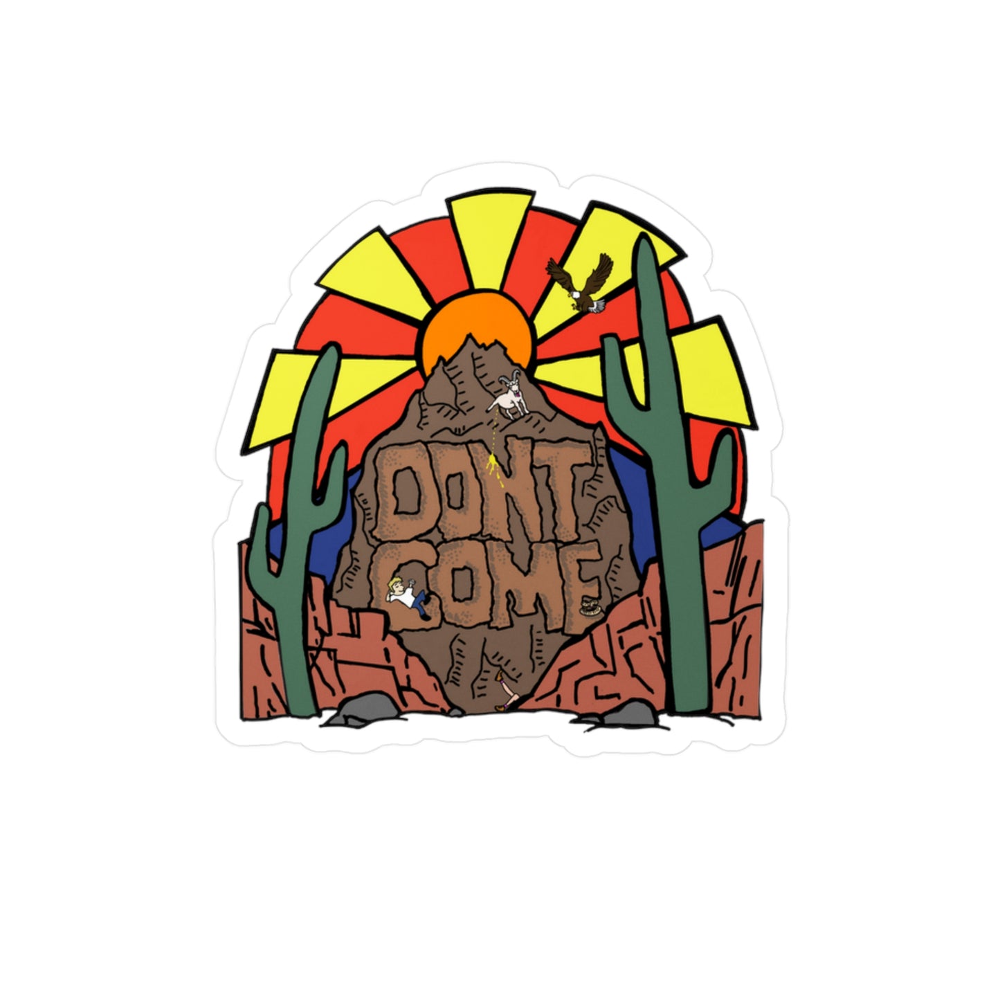 DONTCOME MOUNTAIN VINYL DECAL