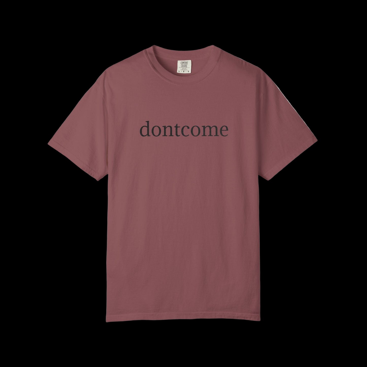 DONTCOME UNDERSTATED EMBROIDERED TEE