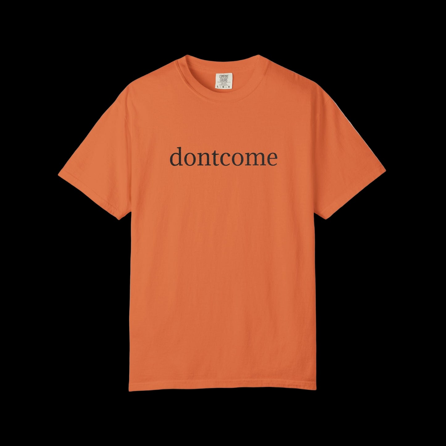 DONTCOME UNDERSTATED EMBROIDERED TEE