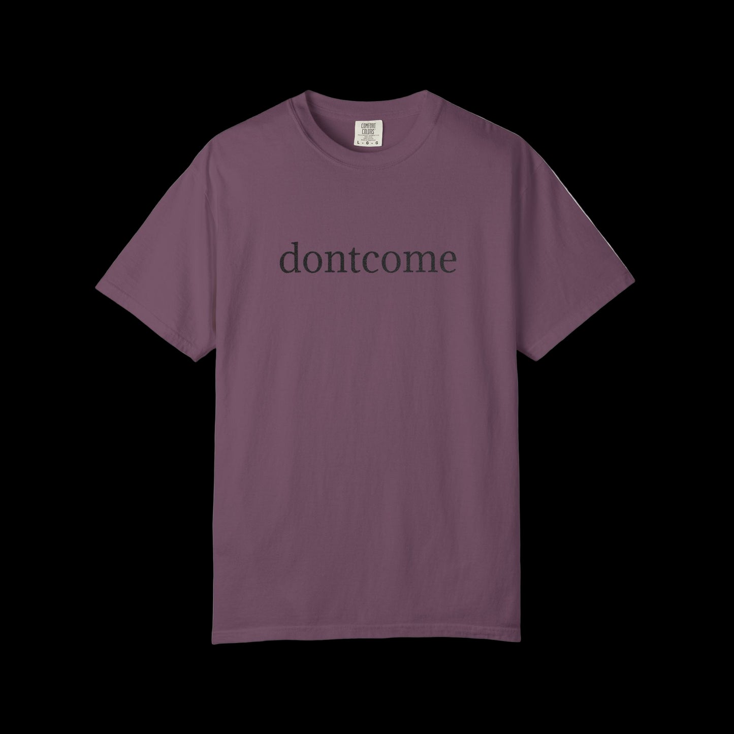 DONTCOME UNDERSTATED EMBROIDERED TEE