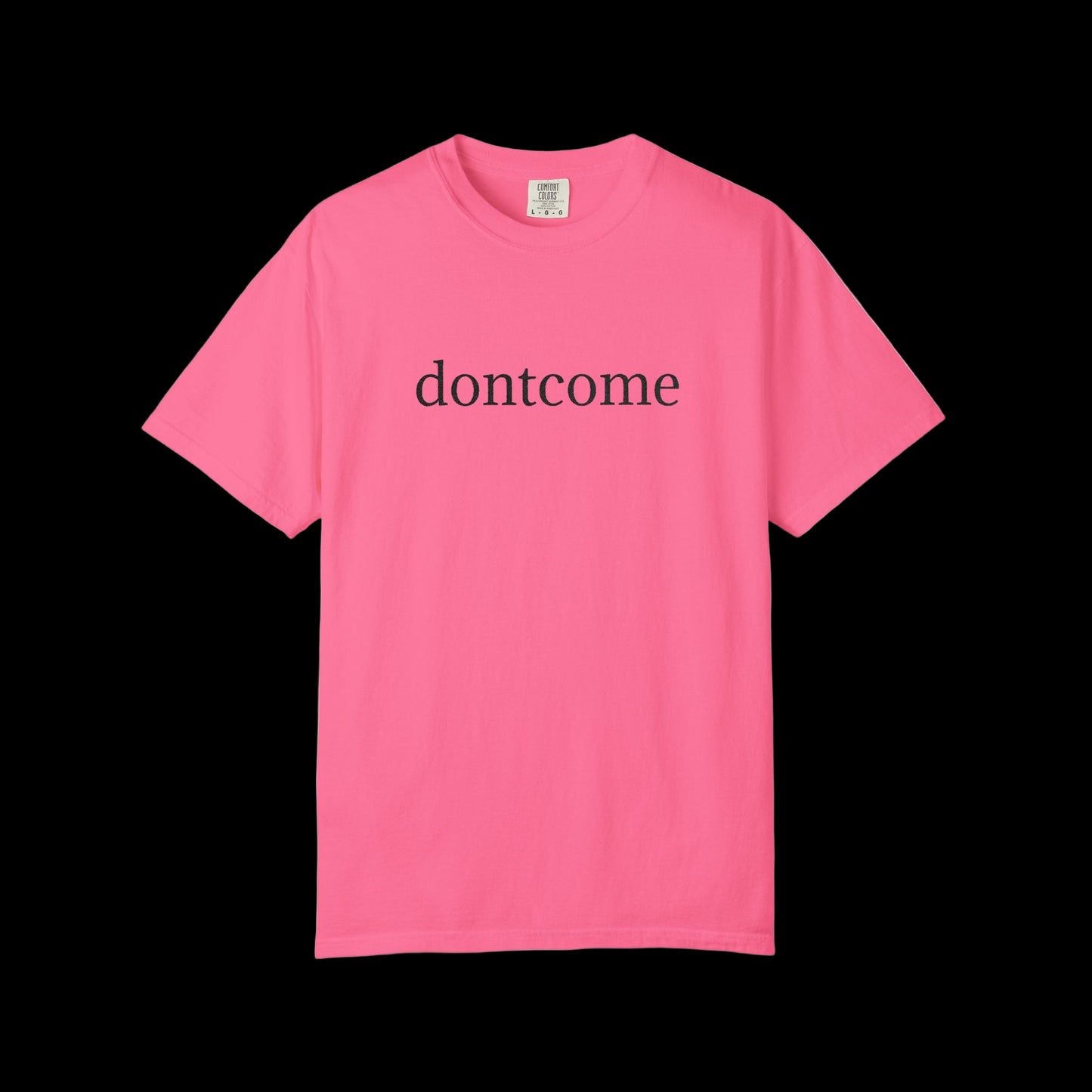 DONTCOME UNDERSTATED EMBROIDERED TEE