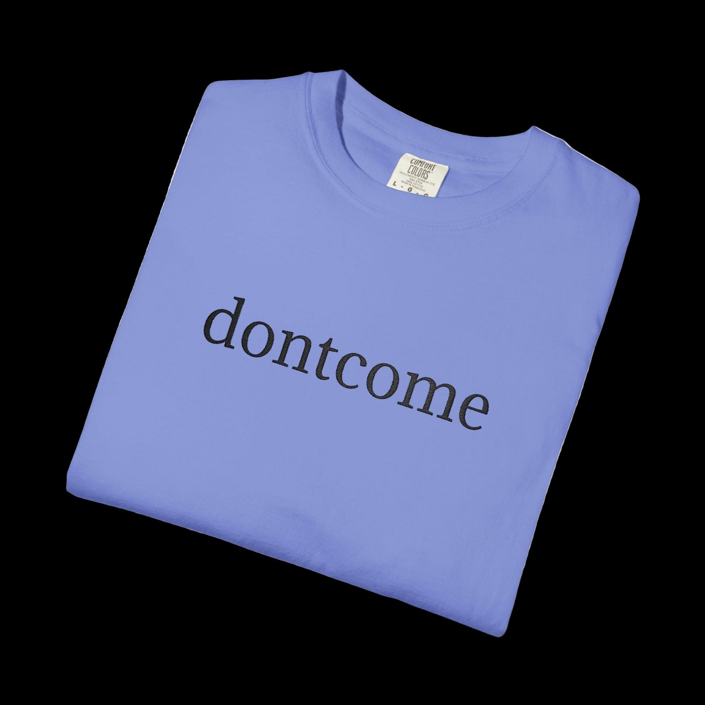 DONTCOME UNDERSTATED EMBROIDERED TEE