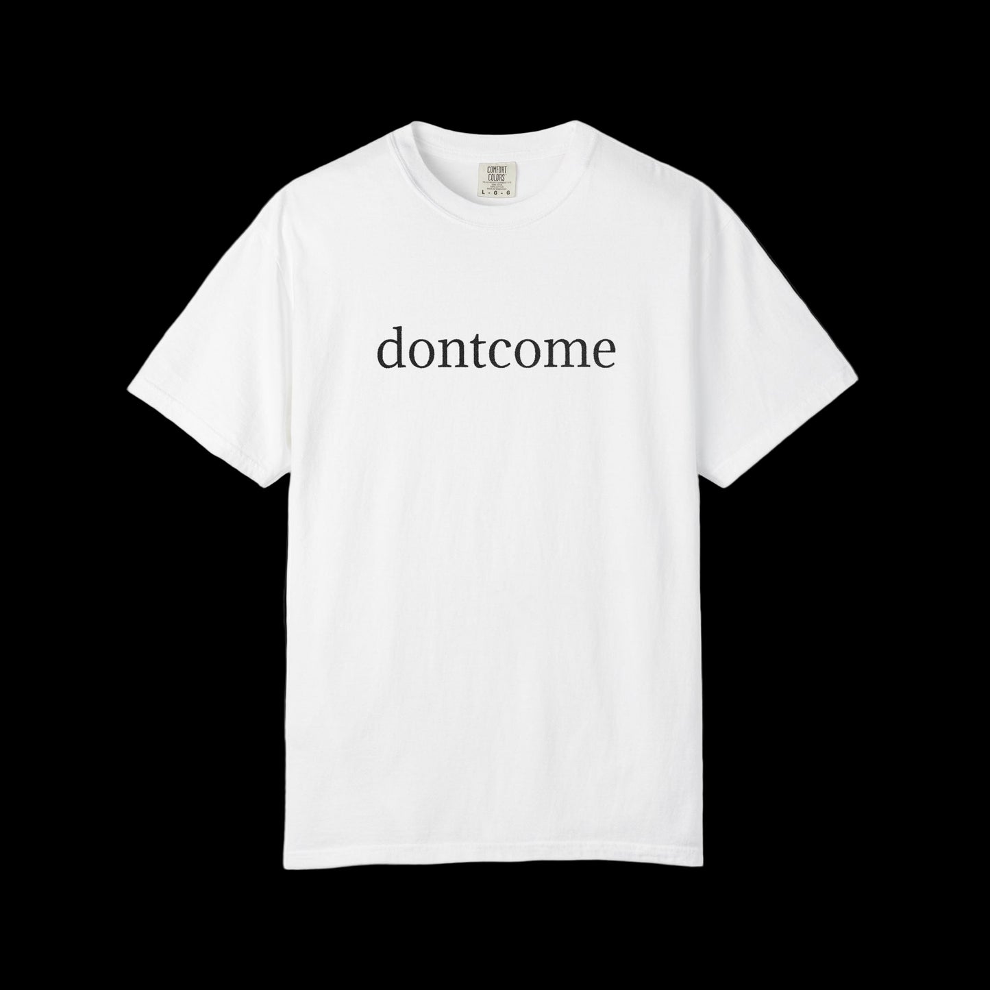 DONTCOME UNDERSTATED EMBROIDERED TEE