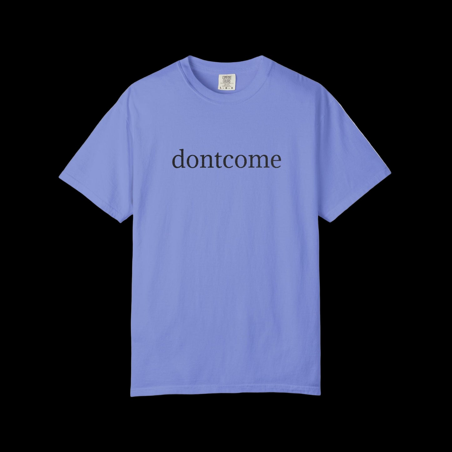 DONTCOME UNDERSTATED EMBROIDERED TEE