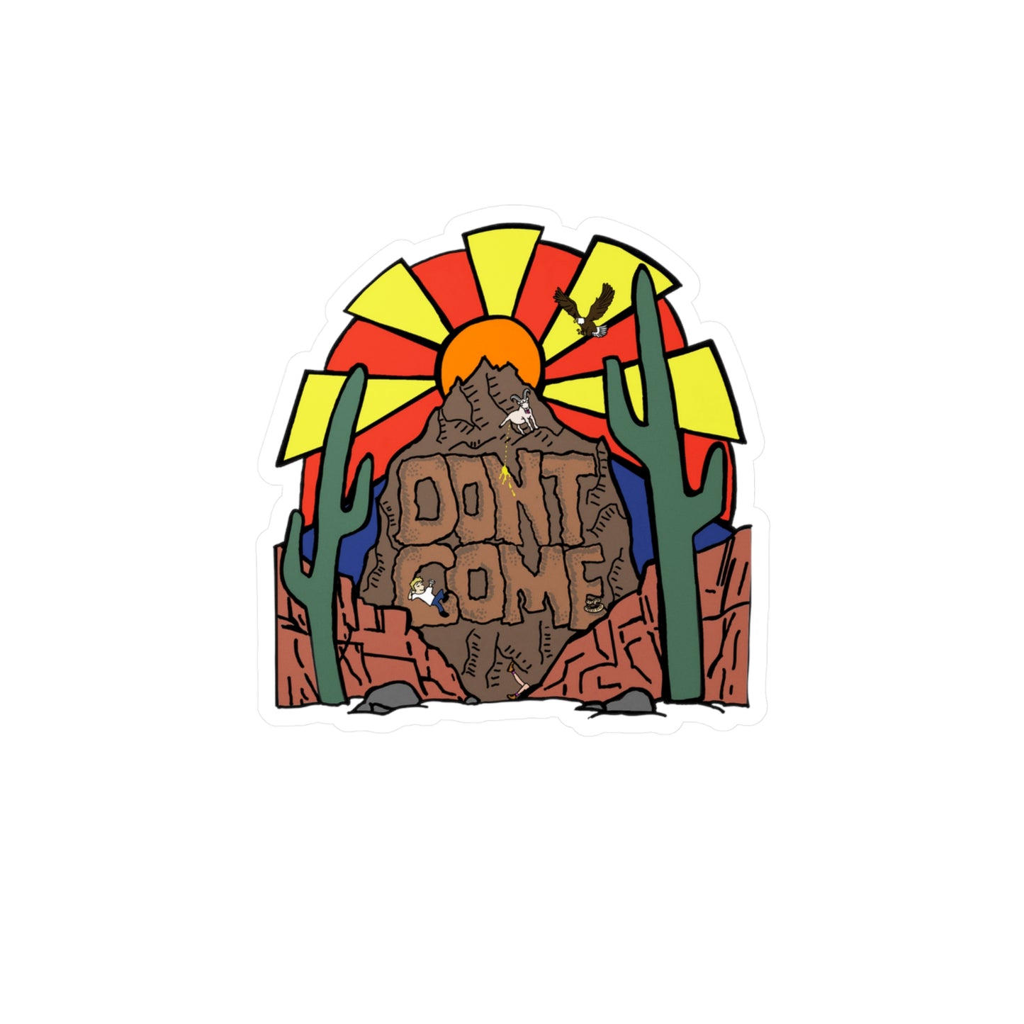 DONTCOME MOUNTAIN VINYL DECAL