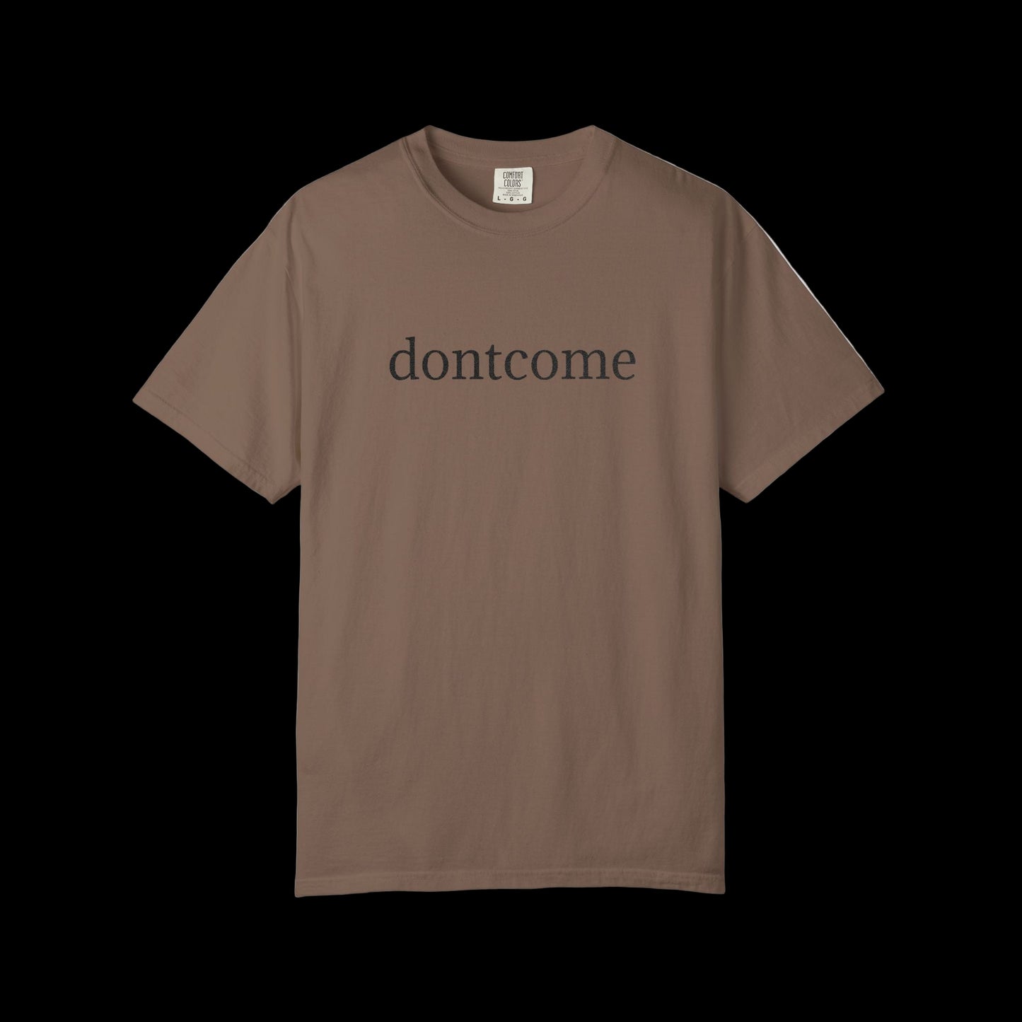 DONTCOME UNDERSTATED EMBROIDERED TEE