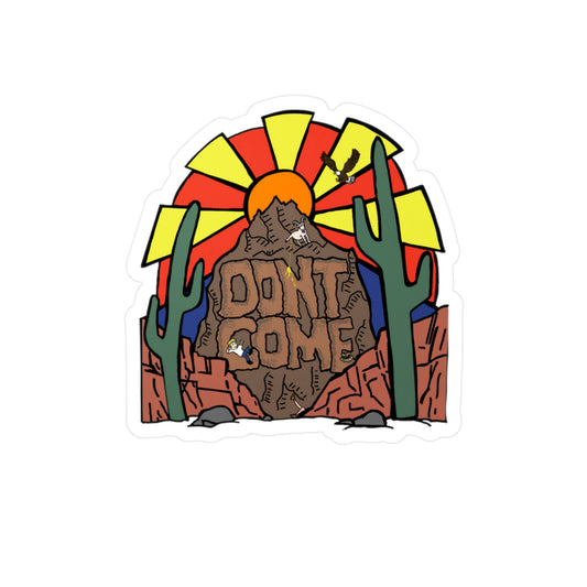 DONTCOME MOUNTAIN VINYL DECAL