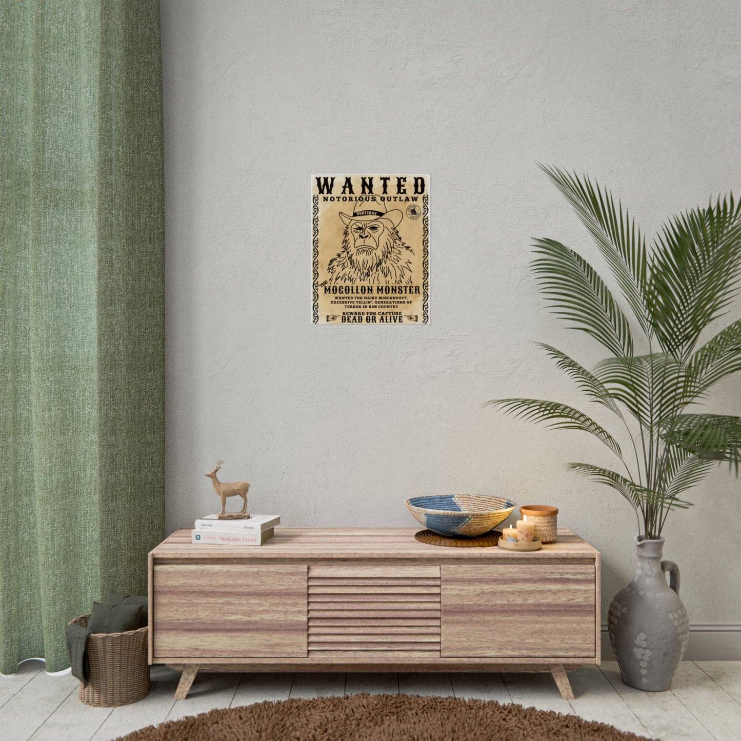 Wanted Mogollon Monster Rolled Poster