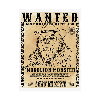 Wanted Mogollon Monster Rolled Poster